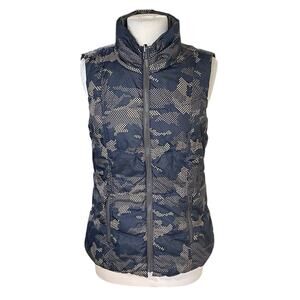 Tribal Fashion Reversible Waterproof Puffer Vest Women’s Small Green/Camouflage